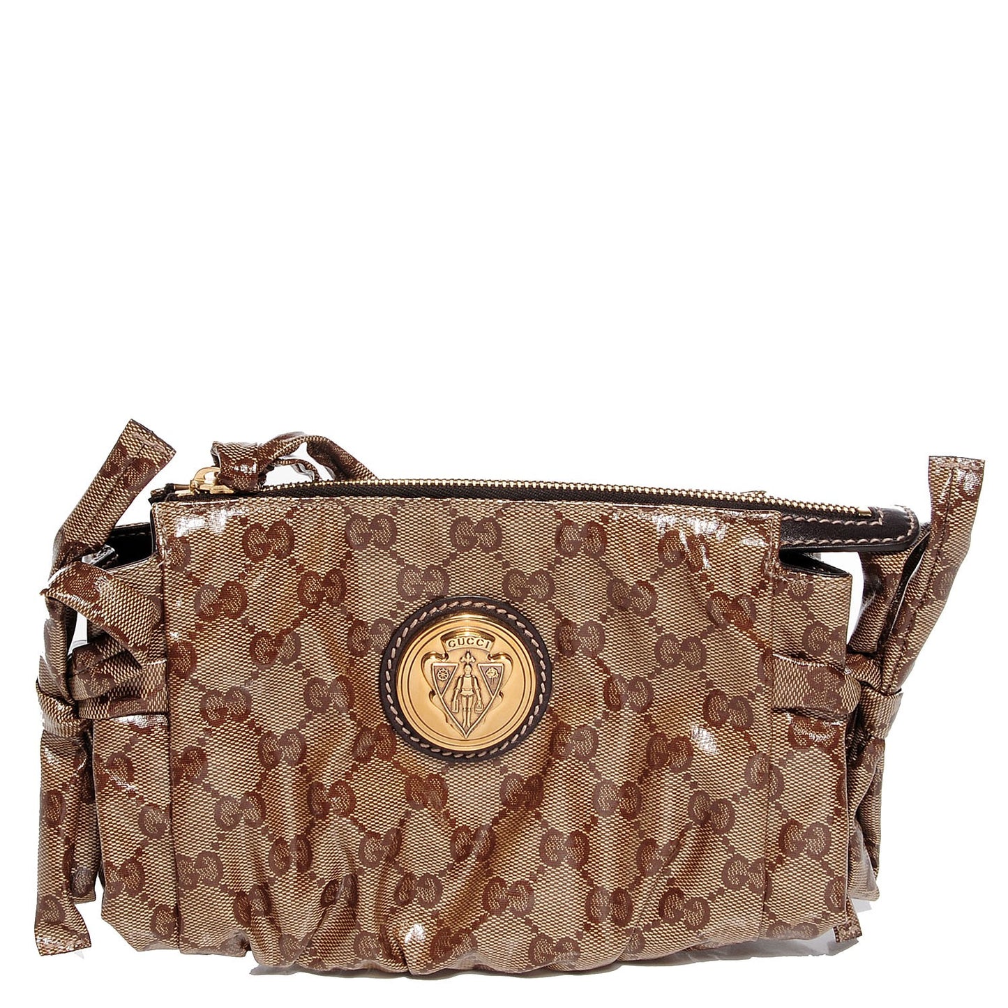 Crystal Monogram Small Hysteria Clutch