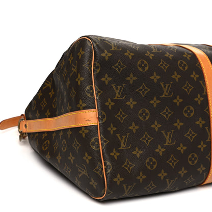 Louis Vuitton Monogram Keepall Bandouliere 55 7 of 9