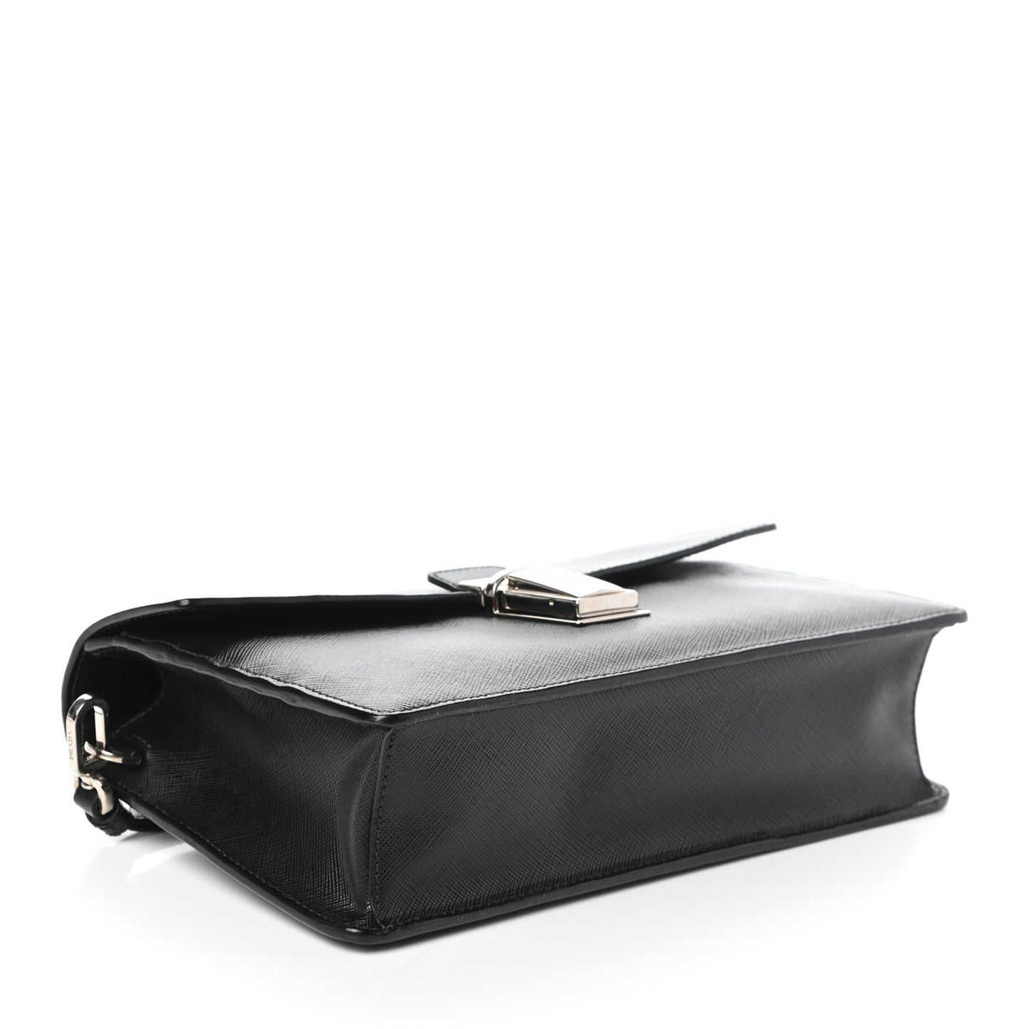 Saffiano Travel Wristlet Black