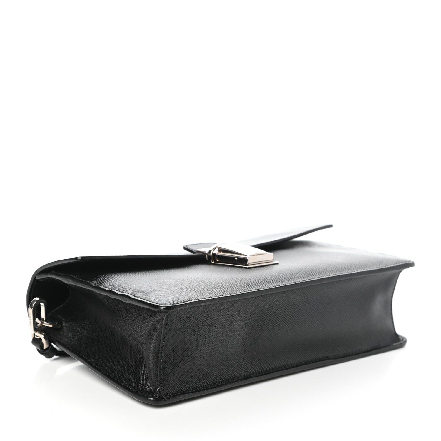 Prada Saffiano Travel Wristlet Black 4 of 8