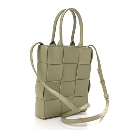 Bottega Veneta Lambskin Maxi Intrecciato North South Cassette Tote Travertine 3 of 9