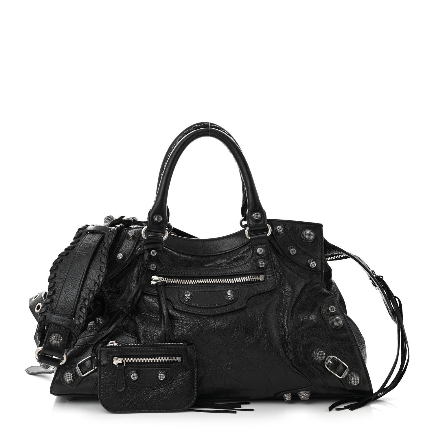 Balenciaga Agneau Arena Neo Cagole City Handbag Black 1 of 11