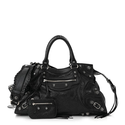 Balenciaga Agneau Arena Neo Cagole City Handbag Black 1 of 11