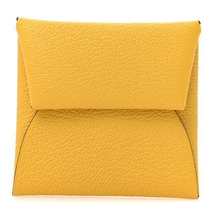 Hermes Chevre Mysore Bastia Verso Coin Purse Sun Bleu Frida 1 of 8