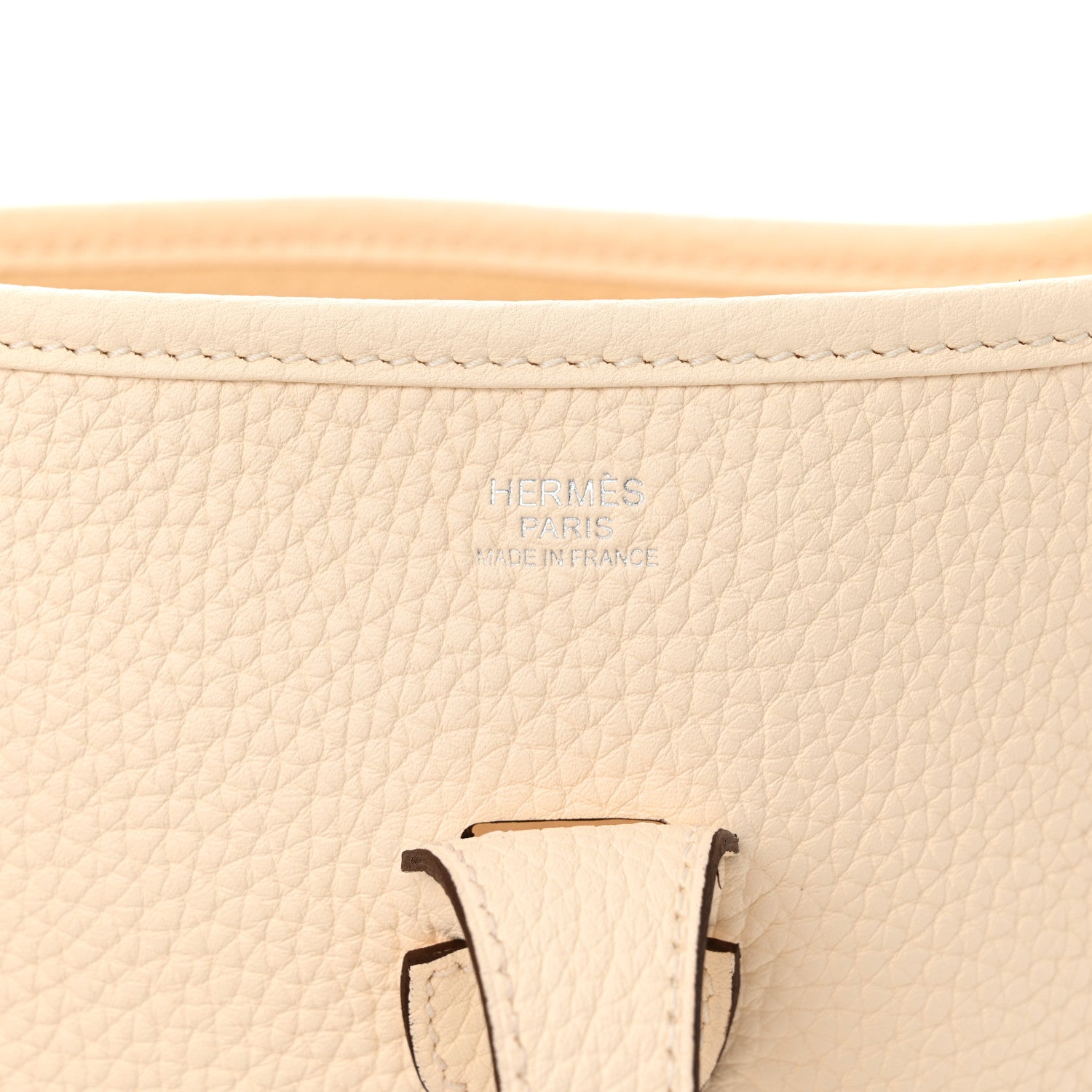 Hermes Taurillon Clemence Evelyne III PM Nata 6 of 10