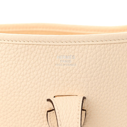 Hermes Taurillon Clemence Evelyne III PM Nata 6 of 10
