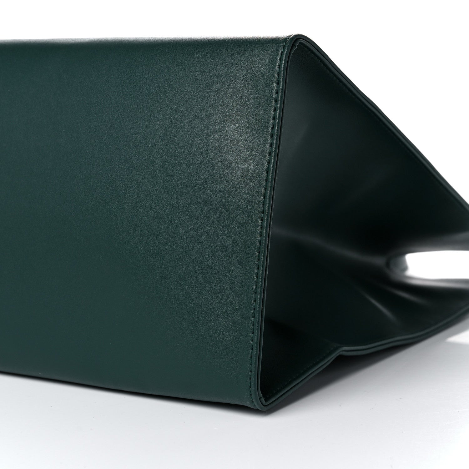 Telfar Vegan Leather Large Shopping Bag Dark Olive 9 of 9