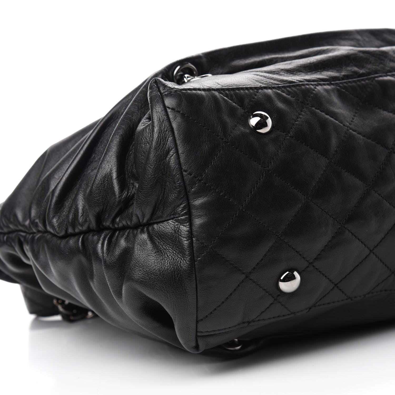 Chanel Calfskin Timeless Chain Tote Black 6 of 12