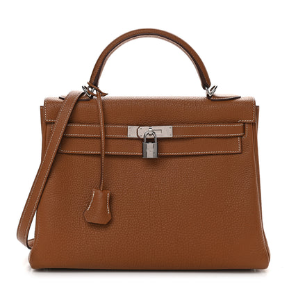 Hermes Togo Kelly Retourne 32 Gold 1 of 10