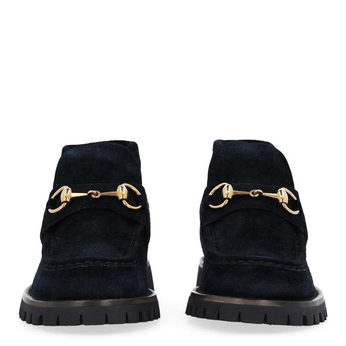 Gucci Suede Horsebit Womens Ankle Boots 36.5 Black 3 of 11