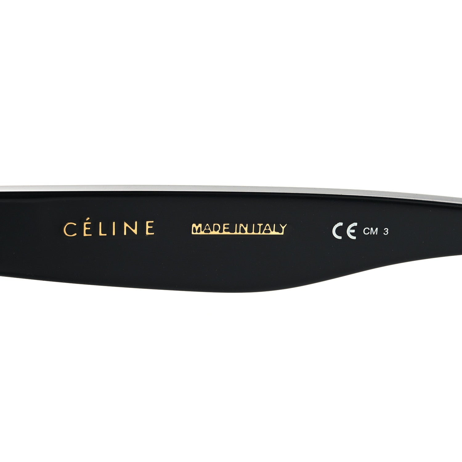 Celine Acetate Luca Sunglasses CL 41411/F/S Black Black 5 of 7