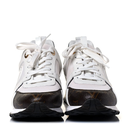 Louis Vuitton Calfskin Monogram Run Away Sneakers 40 White 2 of 9