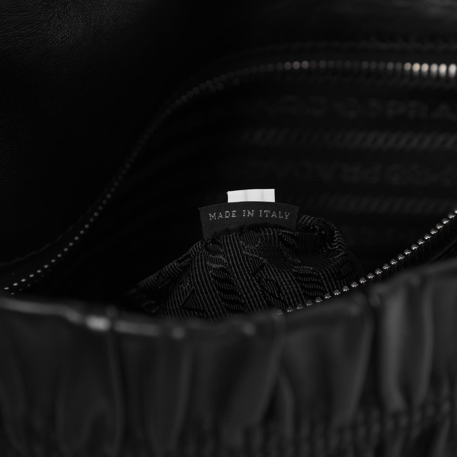 Prada Nappa Gaufre Flap Black 7 of 8