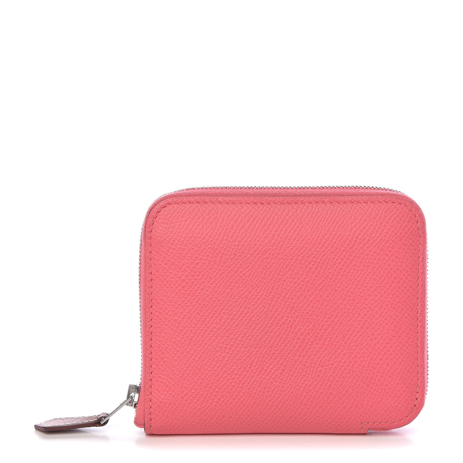 Hermes Epsom Silk'In Compact Wallet Rose Azalee 1 of 7