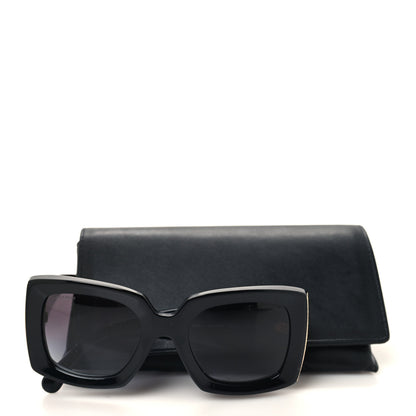 Chanel Acetate Rectangle Sunglasses 5435-A Black 7 of 7