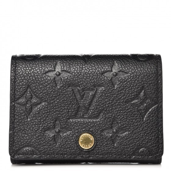 Louis Vuitton Empreinte Business Card Holder Black 1 of 6