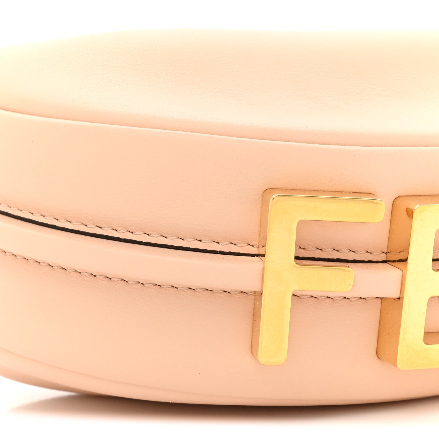 Fendi Vitello Grace Matte Nano Fendigraphy Hobo Charm Light Rose 9 of 10