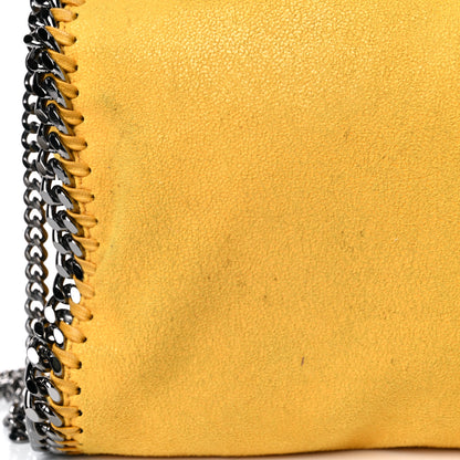 Stella McCartney Shaggy Deer Falabella Mini Fold Over Tote Yellow 14 of 15