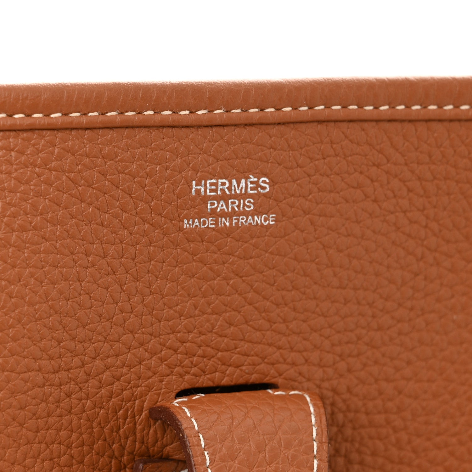 Hermes Taurillon Clemence Evelyne III GM Gold 8 of 16