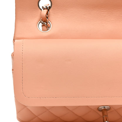 Chanel Lambskin Quilted Medium Double Flap Light Pink 11 of 14