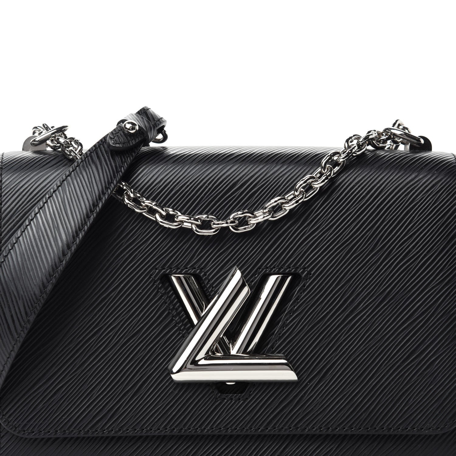 Louis Vuitton Epi Twist Shoulder Bag MM Black 9 of 9