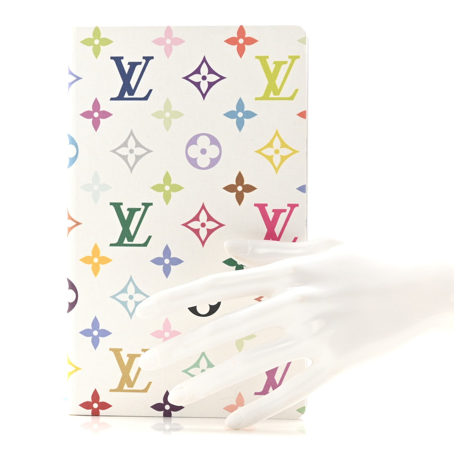 LV x TM Monogram Multicolor Jane Notebook MM White