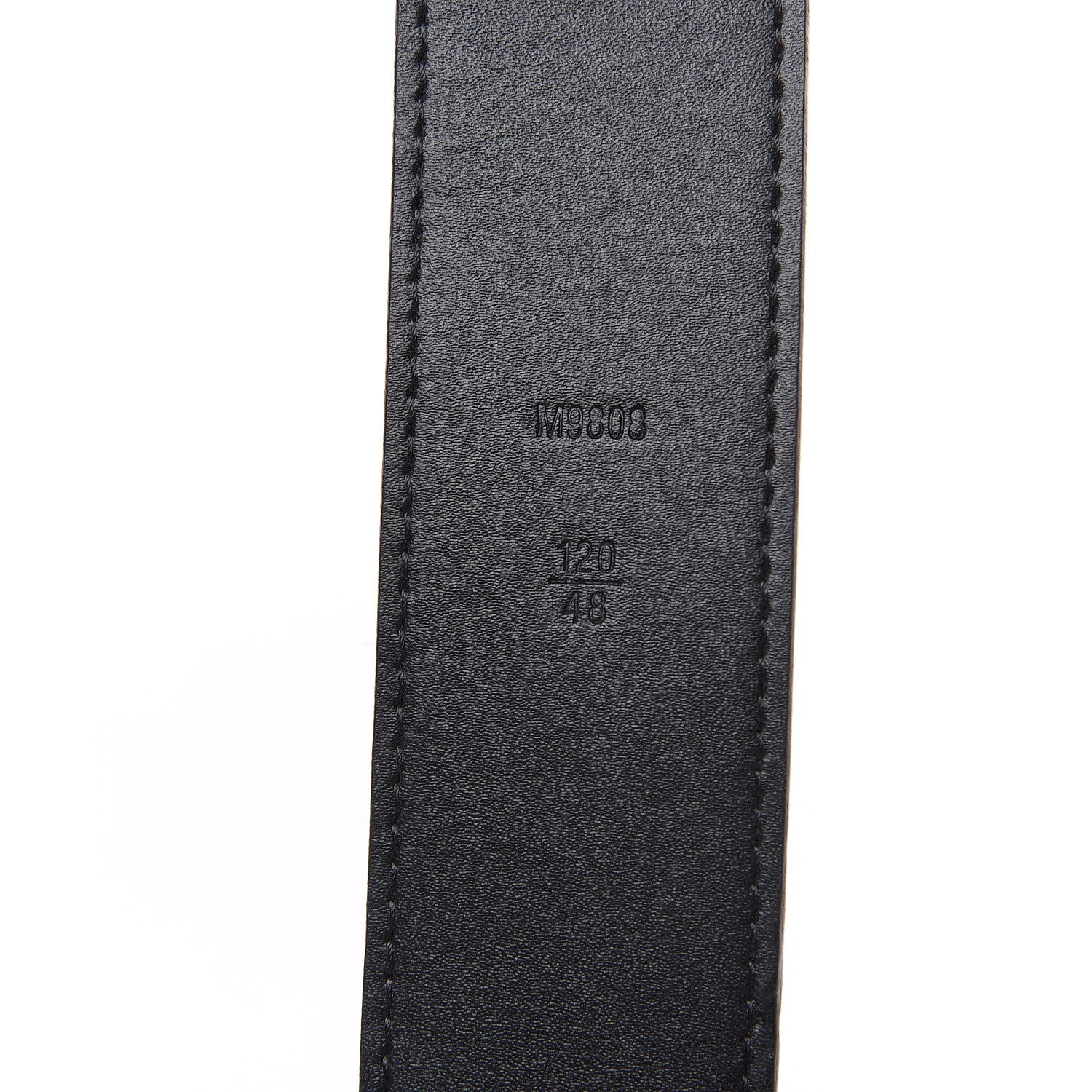 Louis Vuitton Damier Graphite LV Initiales Belt 120 48 6 of 7