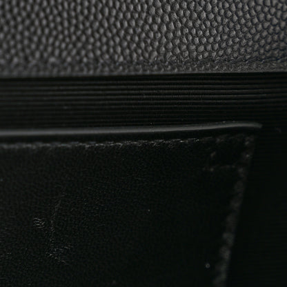 Saint Laurent Grain De Poudre Monogram Cassandre Clutch Black 11 of 11