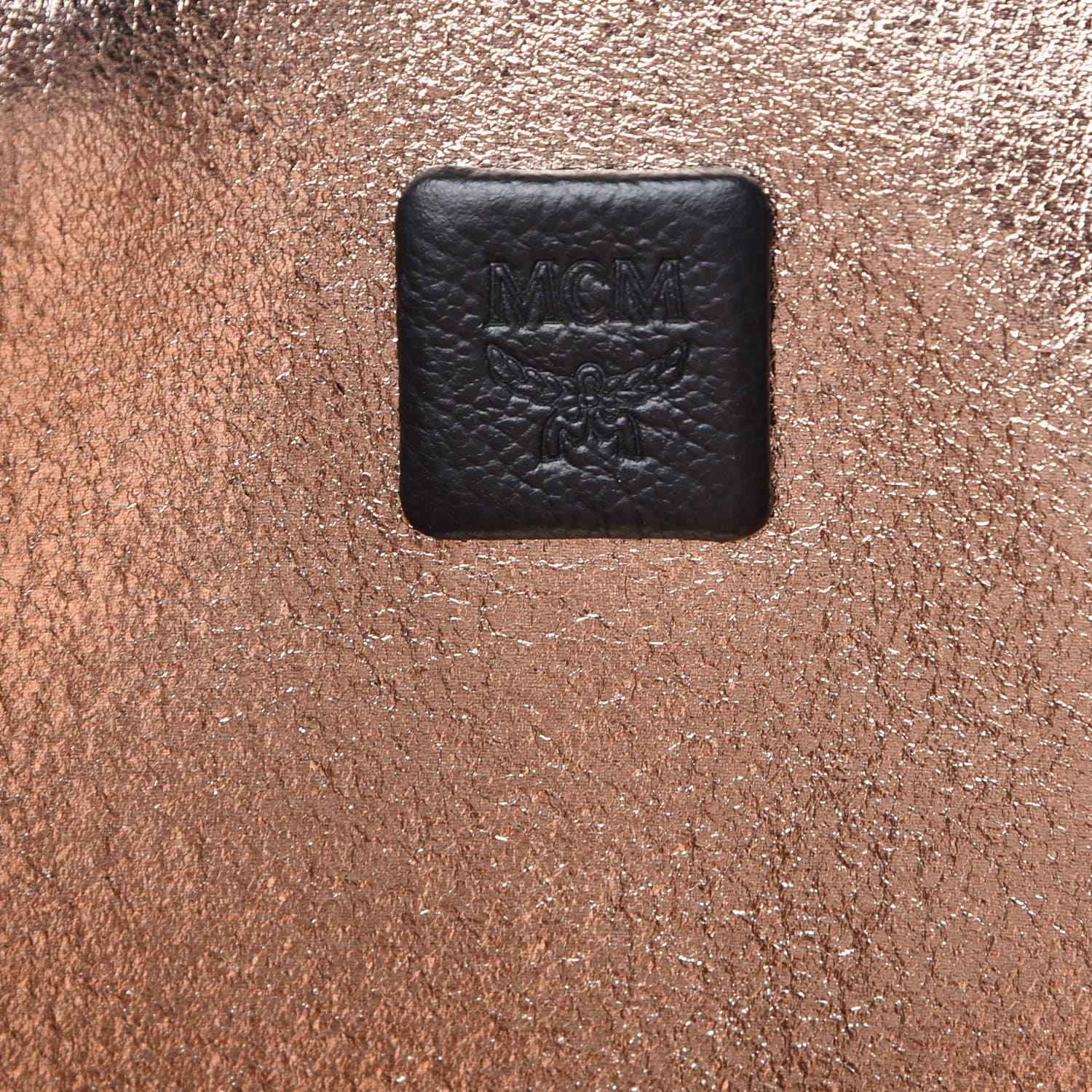 MCM Grained Calfskin Medium Reversible Wandel Tote Black 11 of 11