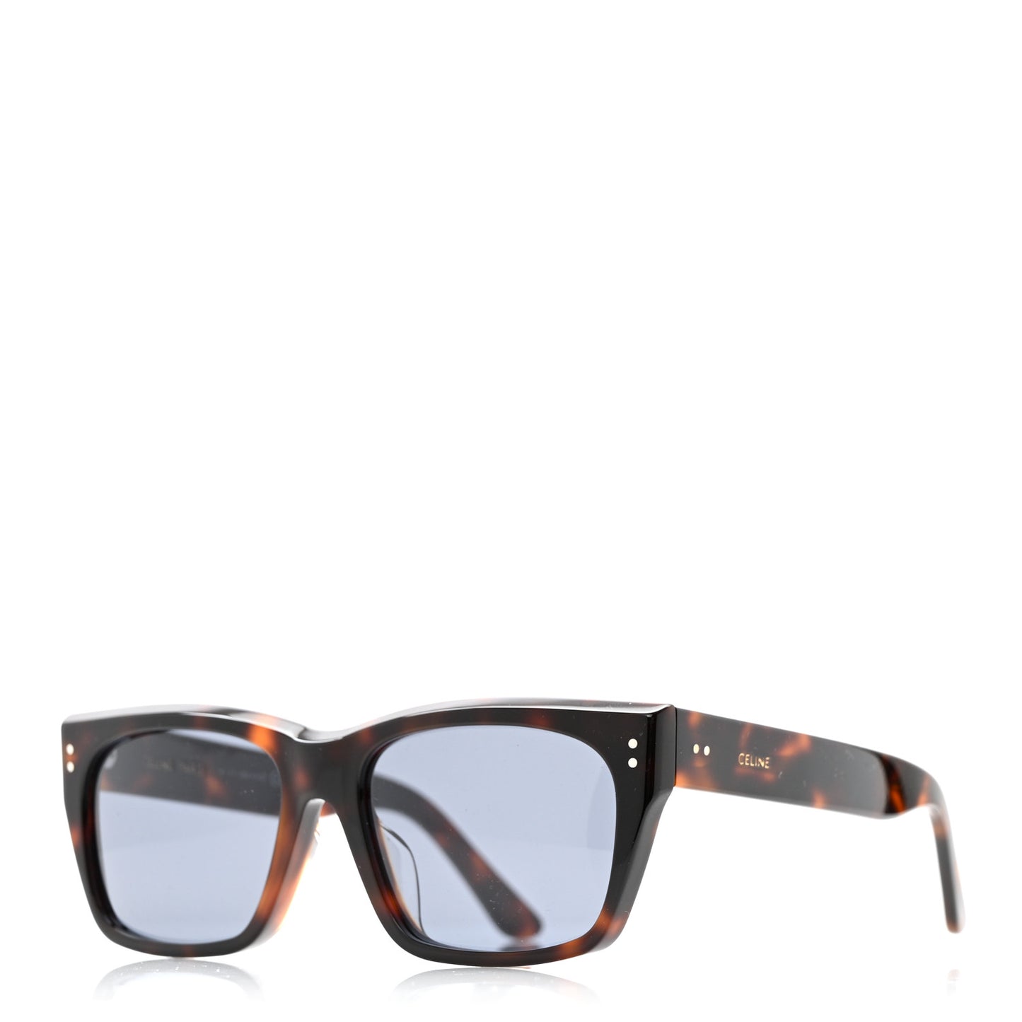 Acetate Rectangular Sunglasses CL40082F Havana
