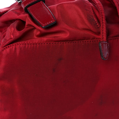 Prada Tessuto Nylon Vela Medium Backpack Cerise 7 of 12