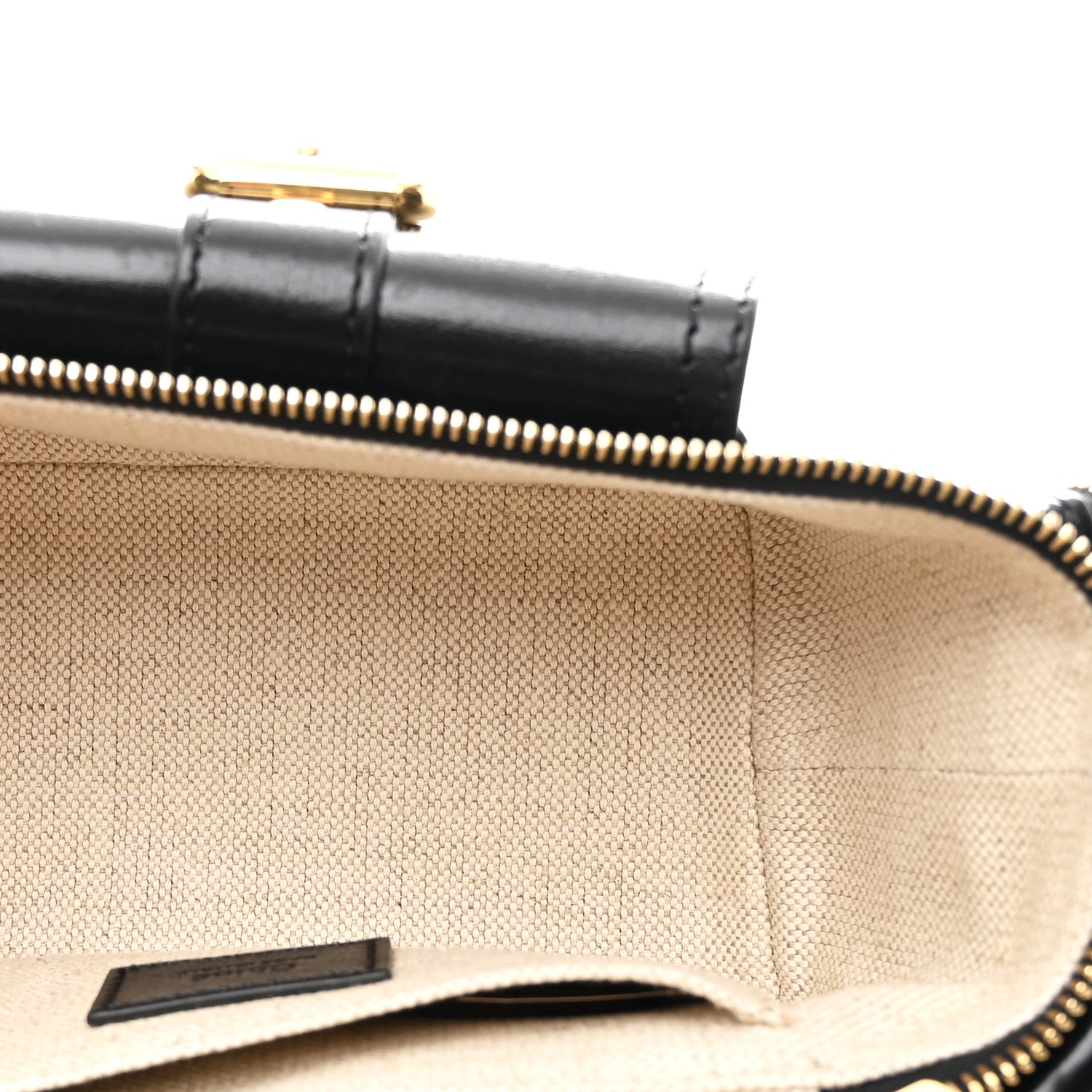 Chloe Shiny Buffalo Small Double Carry Camera Bag Black 5 of 10