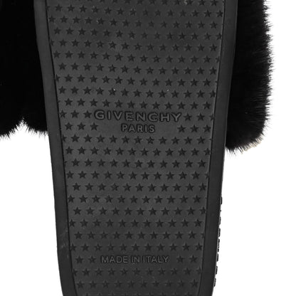 Givenchy Mink Rubber Slide Sandals 37 Black 8 of 8