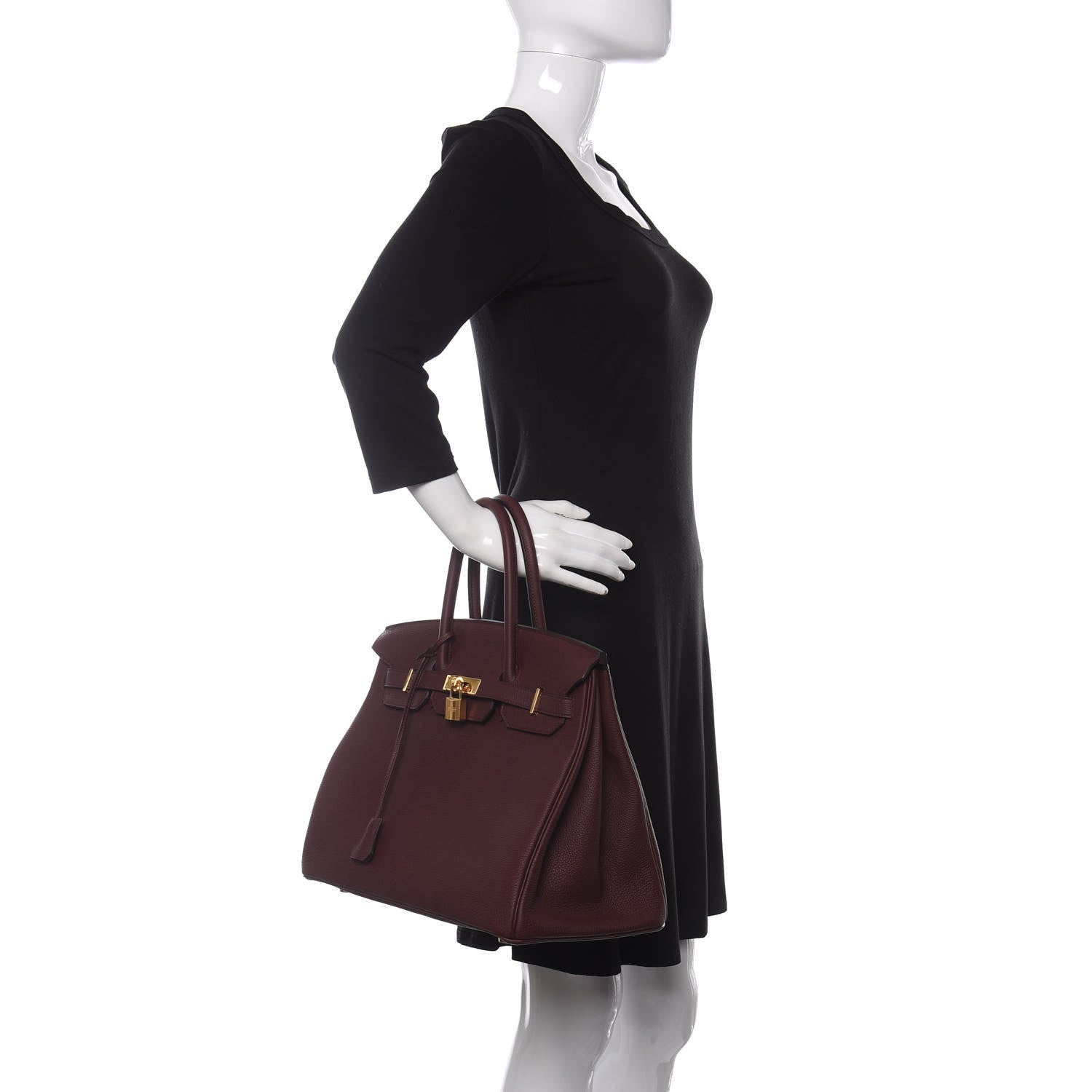 Hermes Togo Birkin 35 Bordeaux 2 of 11
