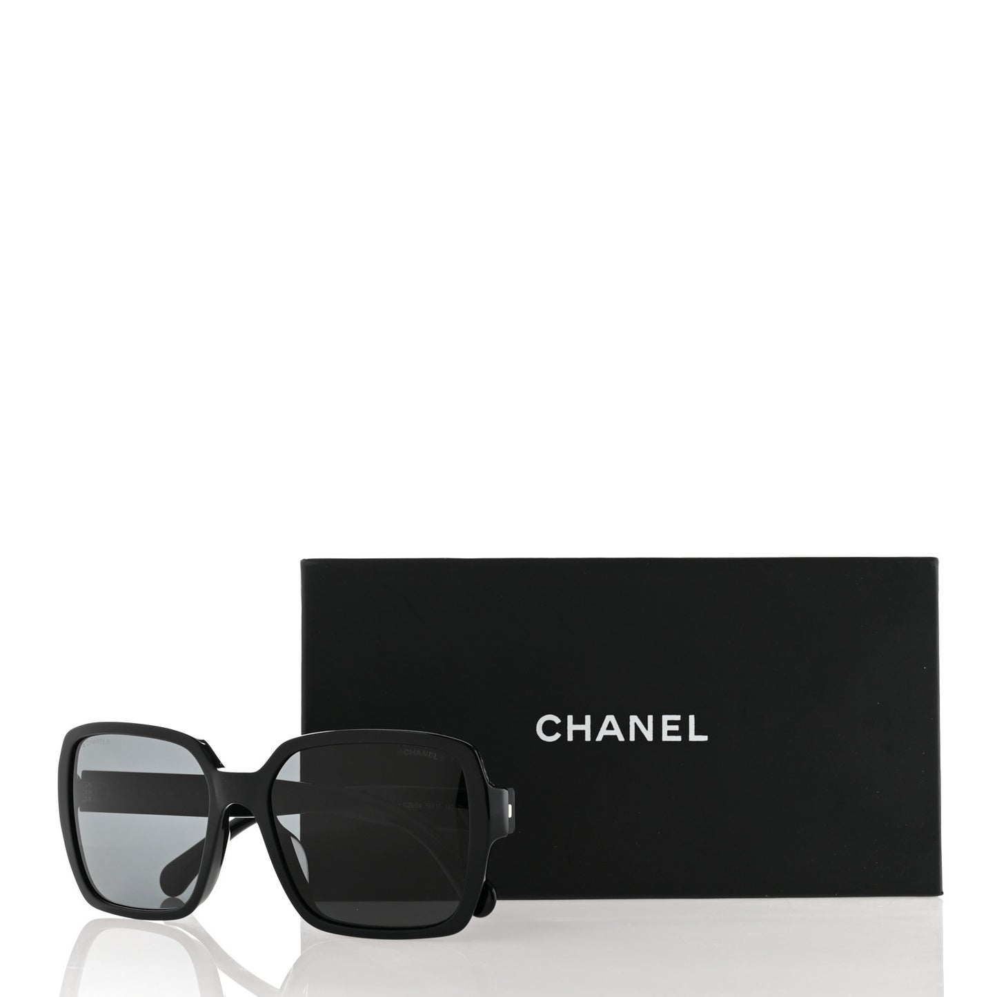 Acetate Square Sunglasses 5408 Black