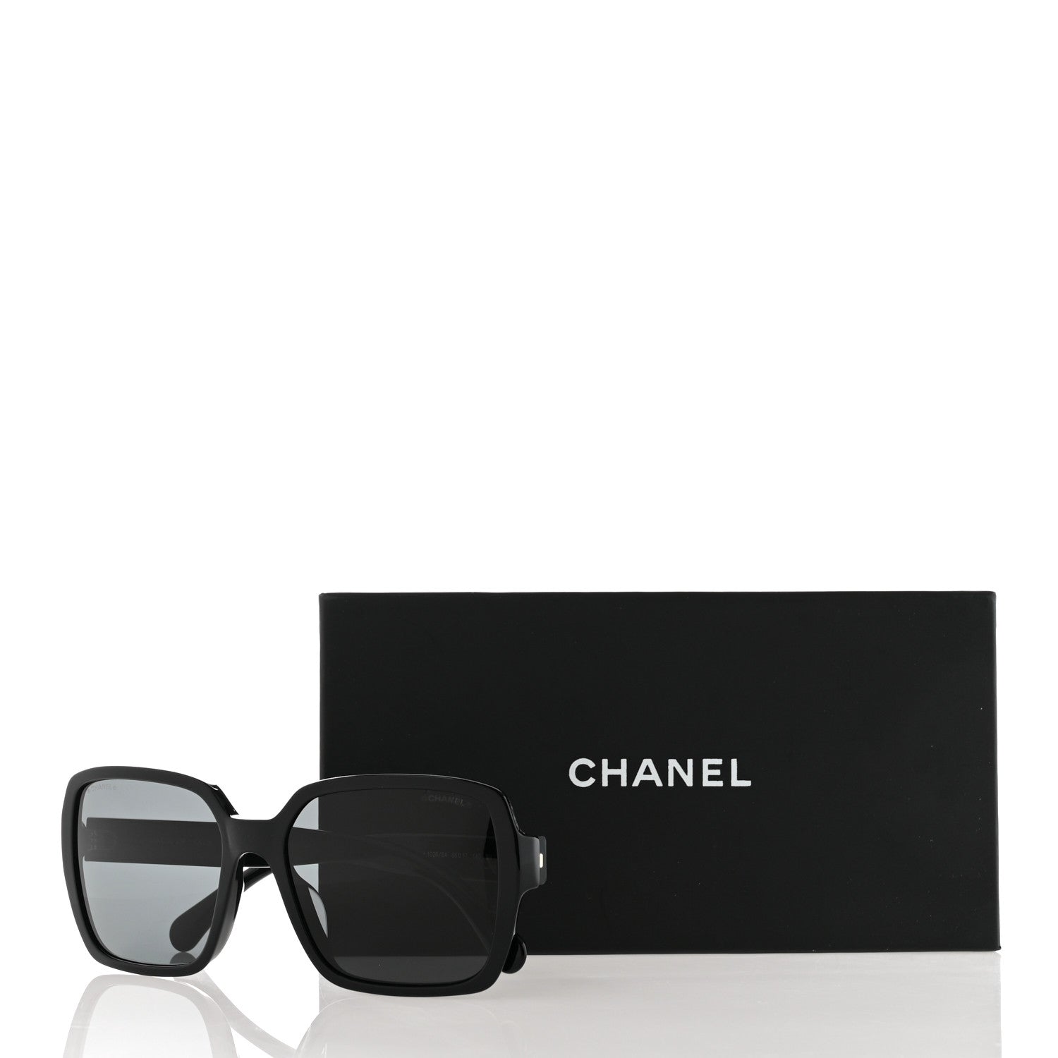 Chanel Acetate Square Sunglasses 5408 Black 8 of 8