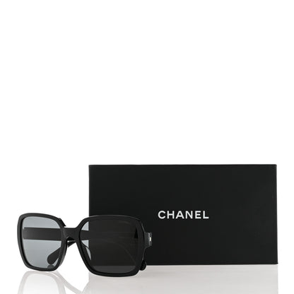 Chanel Acetate Square Sunglasses 5408 Black 8 of 8