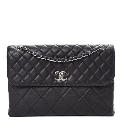 Chanel Calfskin Quilted In The Business Flap Bag Black 1 of 14