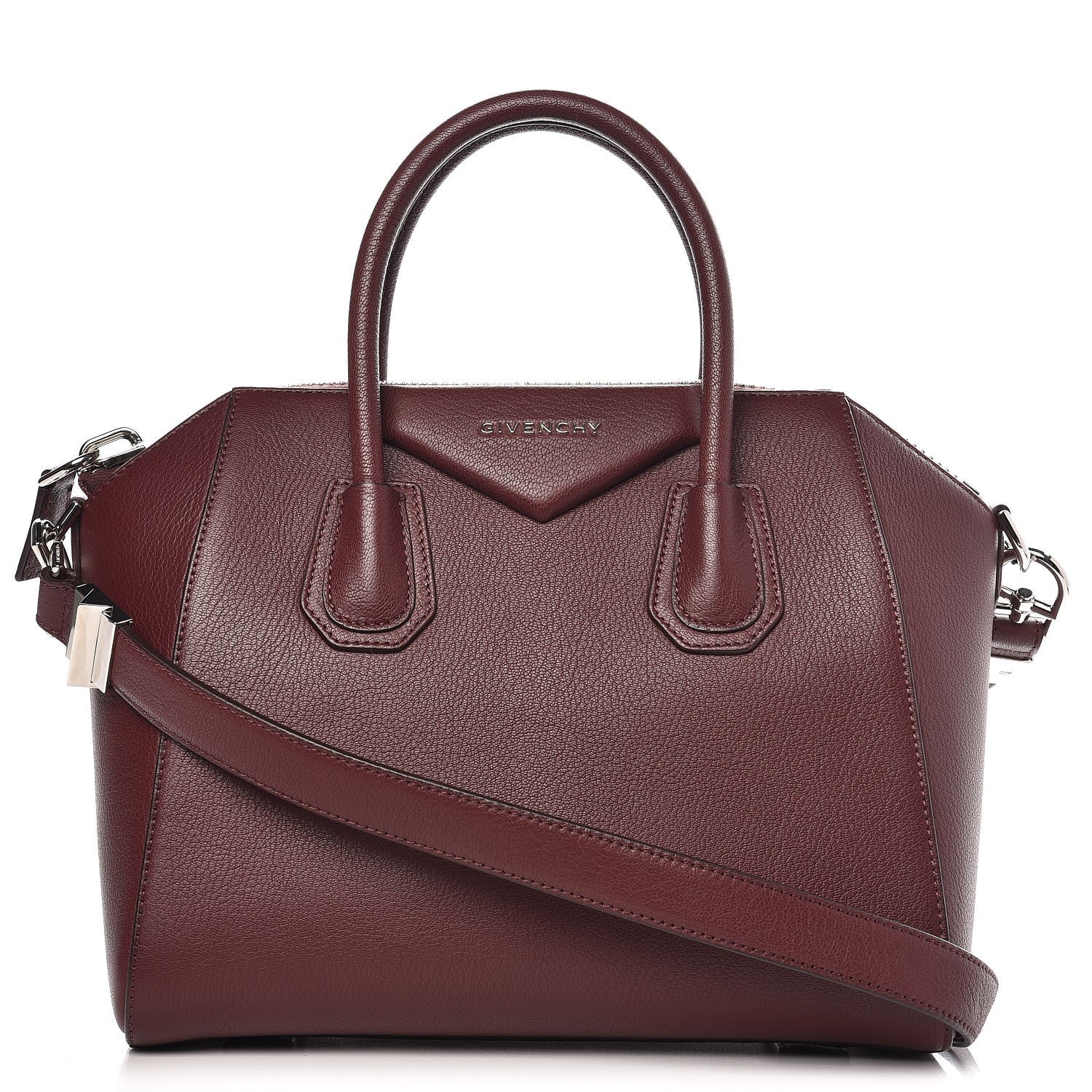 Givenchy Sugar Goatskin Small Antigona Oxblood 1 of 12