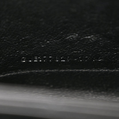 Saint Laurent Grained Metallic Calfskin Monogram Chain Wallet Black 8 of 12