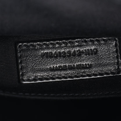 Saint Laurent Calfskin Leopard Print Monogram Lou Camera Bag Black 7 of 10