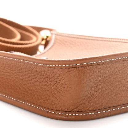 Hermes Taurillon Clemence Evelyne TPM Gold 9 of 11