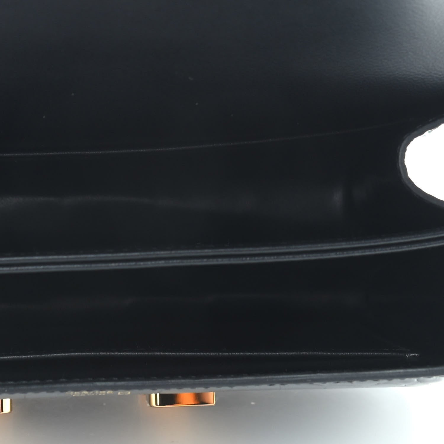 Hermes Shiny Alligator Constance 18 Black 5 of 9