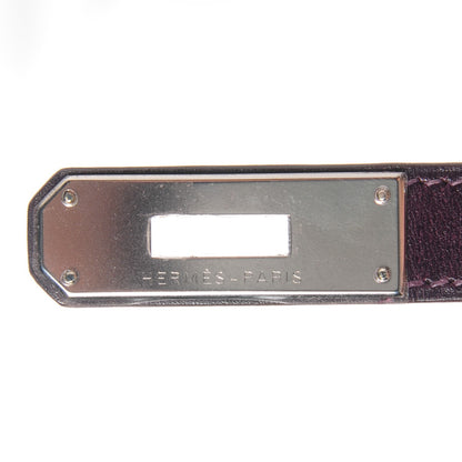 Hermes Box Bi-Color Birkin 30 Raisin Cyclamen 8 of 26