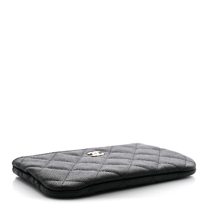 Chanel Caviar Quilted Small Cosmetic Case Black 4 of 8