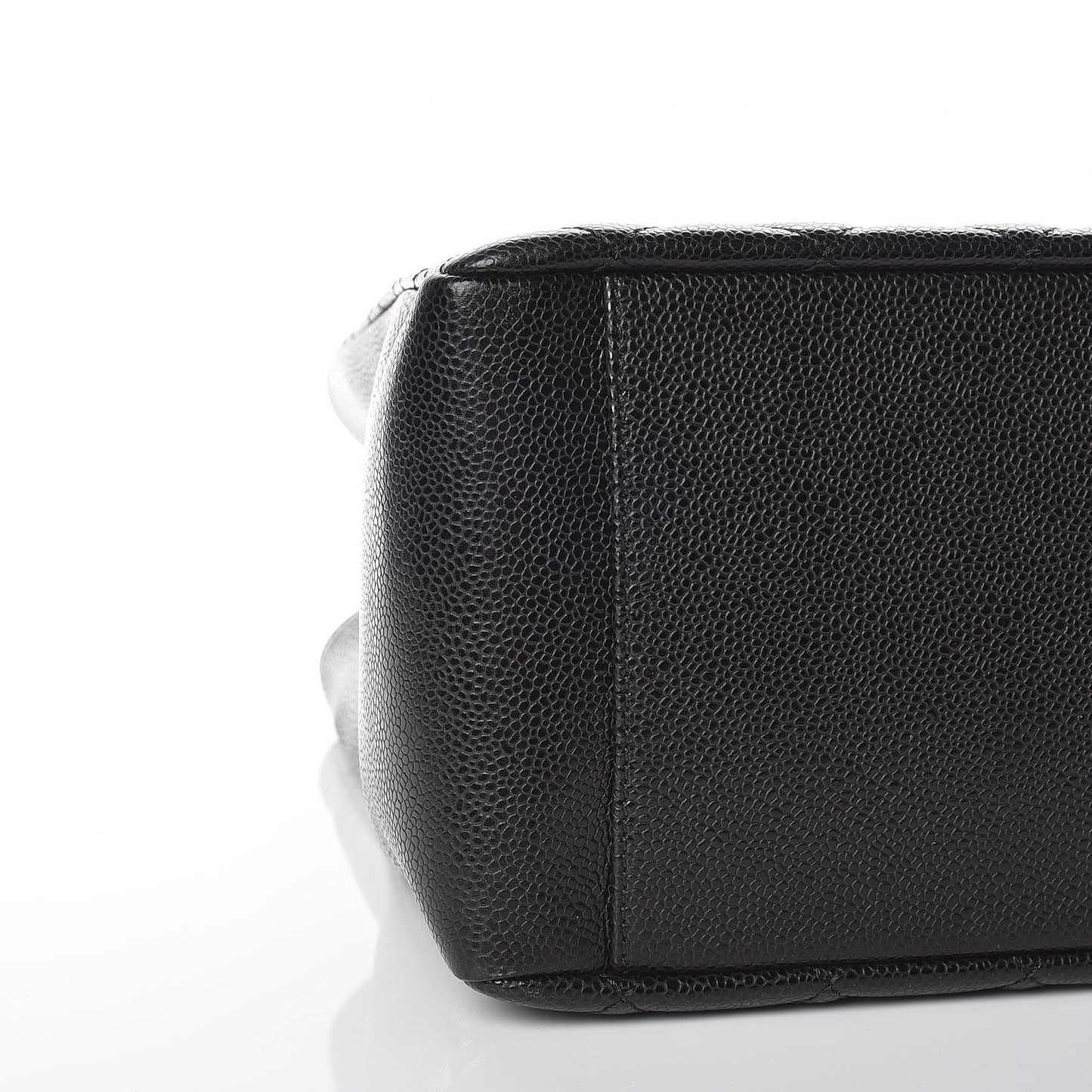 Caviar Quilted Grand Shopping Tote GST Black