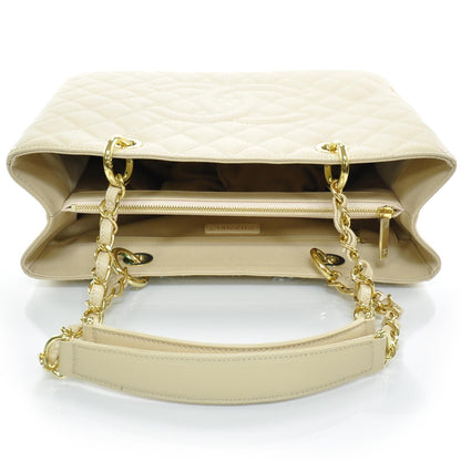 Chanel Caviar Grand Shopping Tote GST Beige Clair 5 of 8