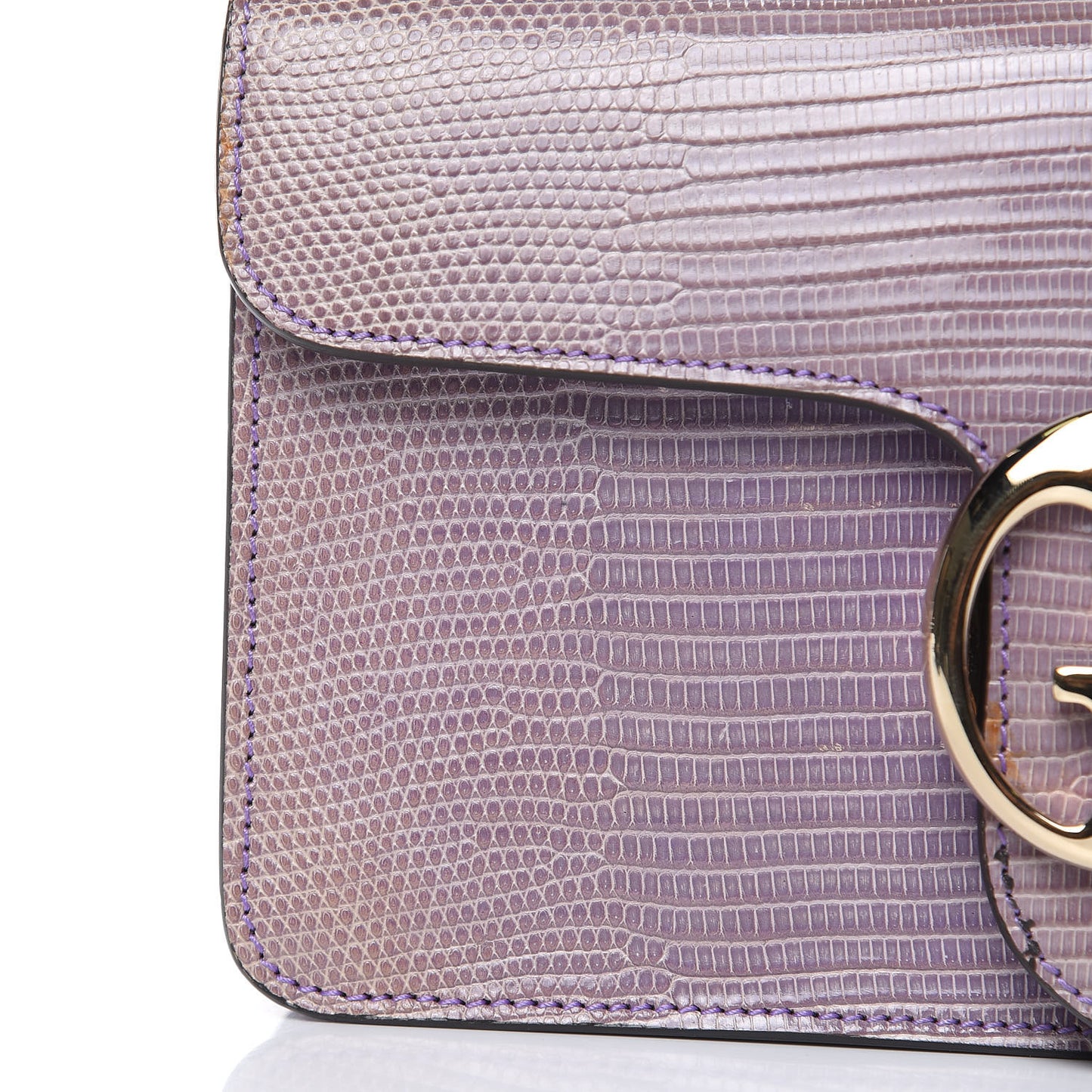 Lizard 1973 Chain Shoulder Bag Purple