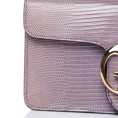 Gucci Lizard 1973 Chain Shoulder Bag Purple 12 of 13