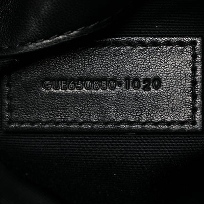 Saint Laurent Lambskin Monogram Loulou Puffer Pouch Clutch Black 8 of 8